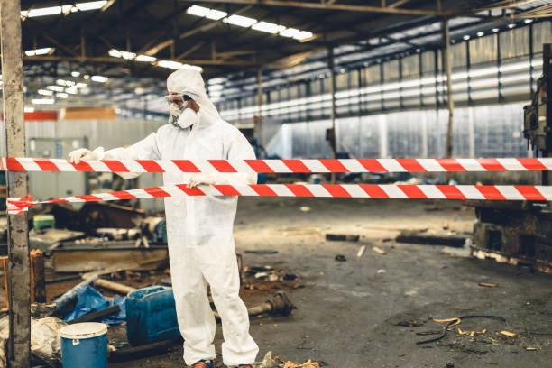 Professional Infectious Disease Decontamination technician working in Auburn, KY